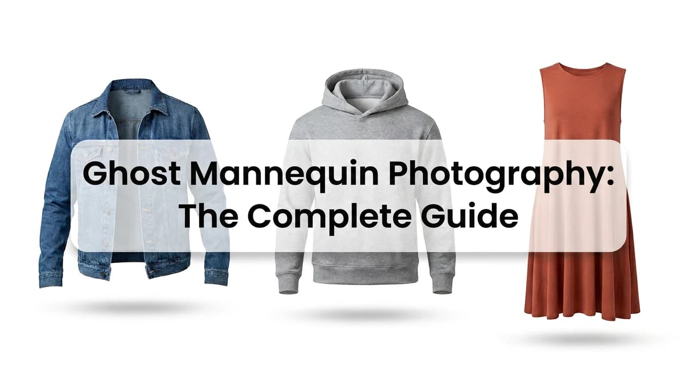 Ghost Mannequin Photography: The Complete Guide (Studio, Photoshop, and AI) cover image