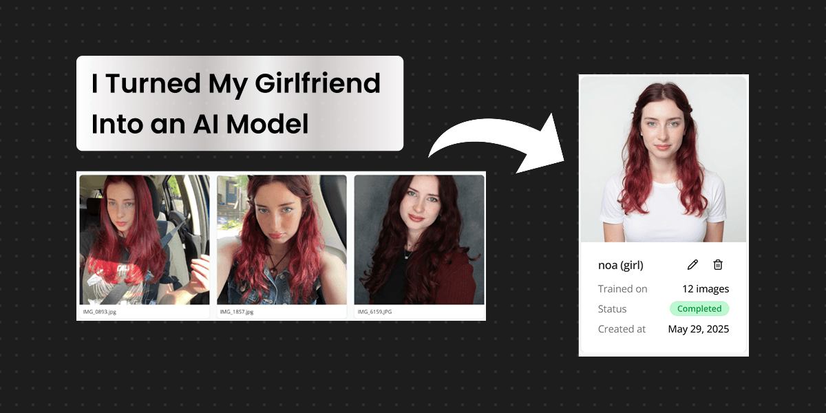 I Tested Our New Consistent Models Feature on My Girlfriend cover image