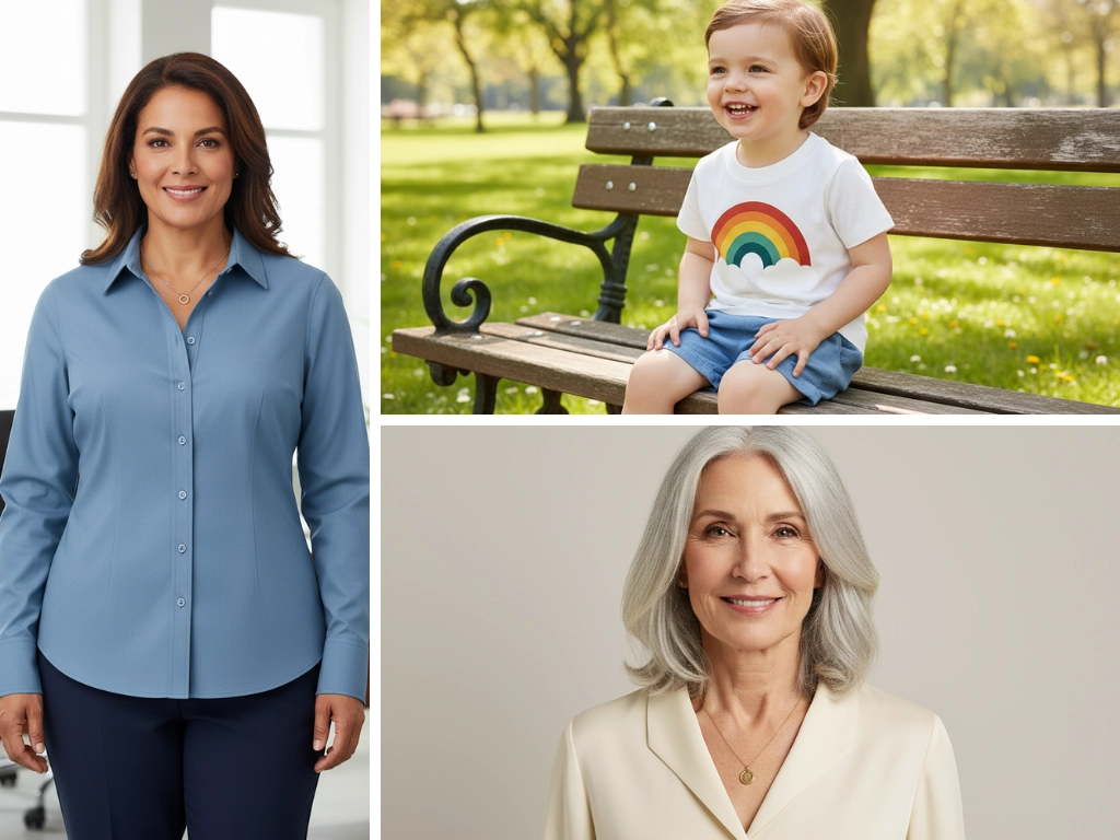 Visualize your full range, from plus-size to children's wear