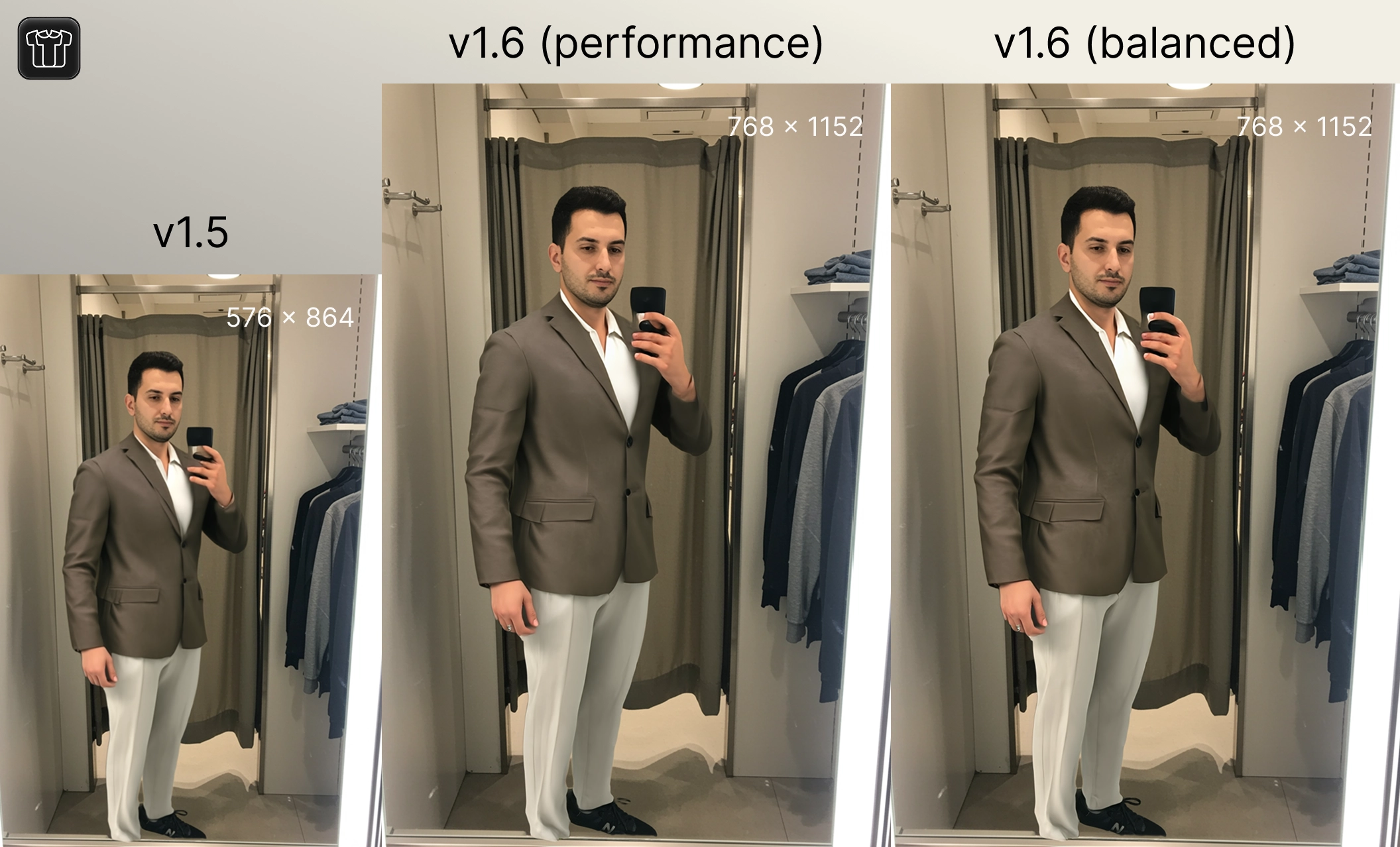FASHN v1.6 Example 3 Comparison