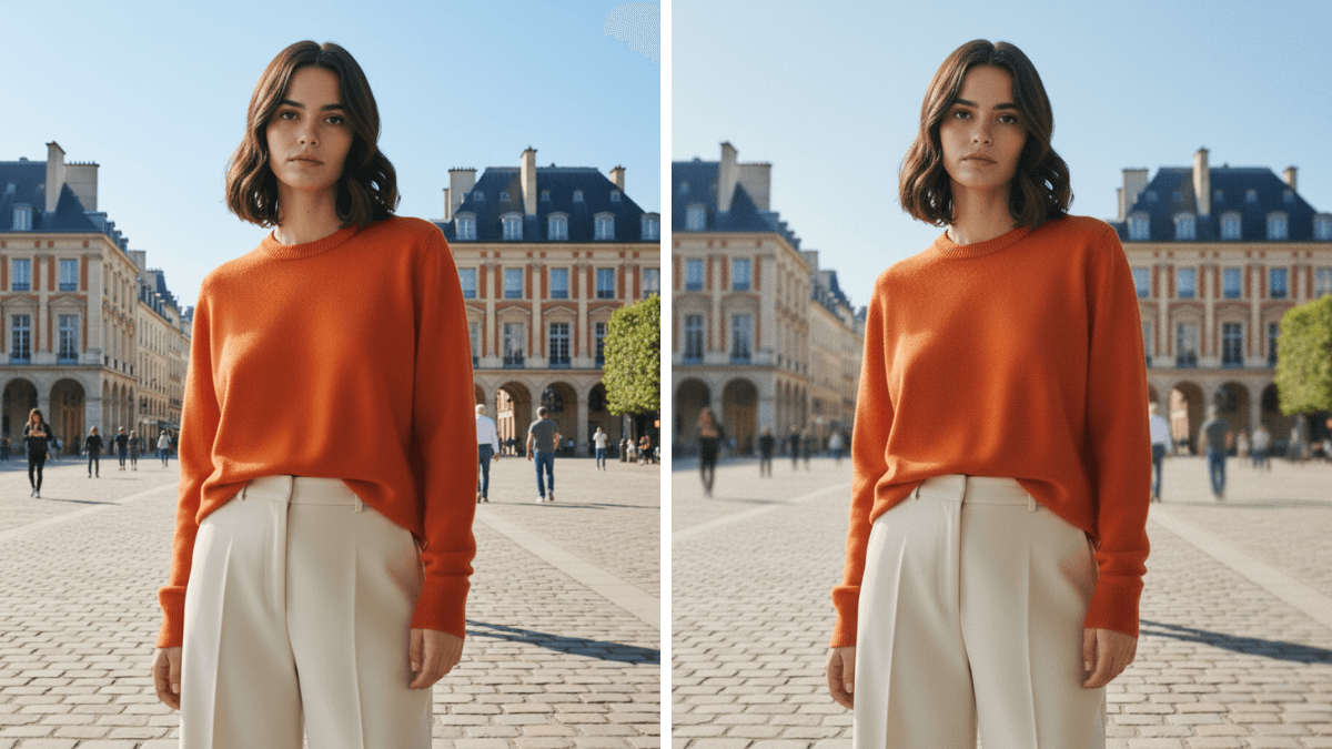 product to model background change