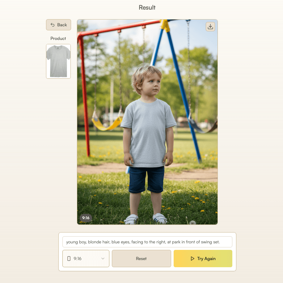 11 - product model prompt output