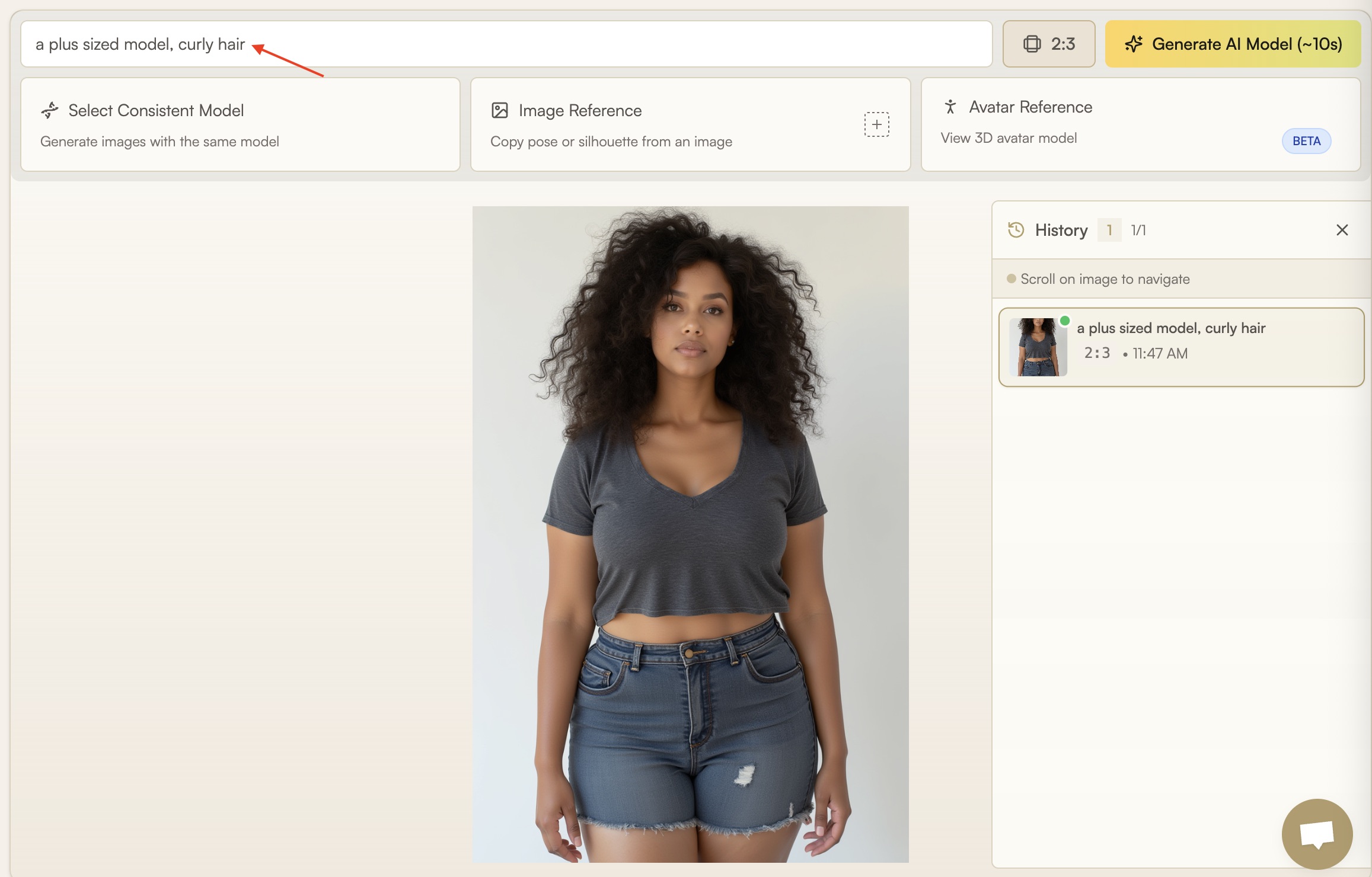 Plus Size Model Creation